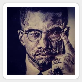 Malcolm X Sticker